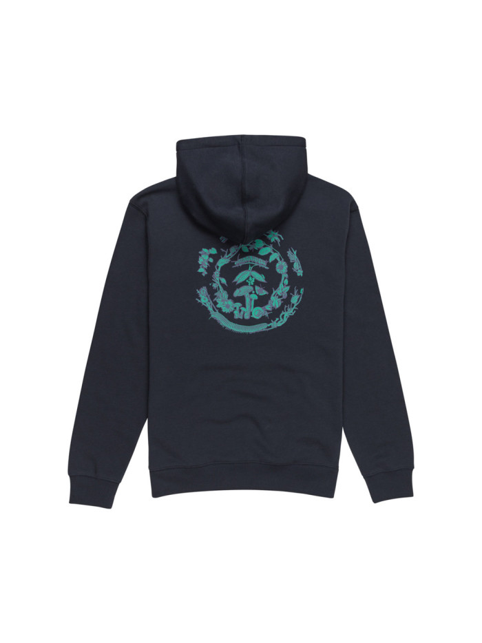 Sweat à Capuche ELEMENT Bugs World Bleu Nuit