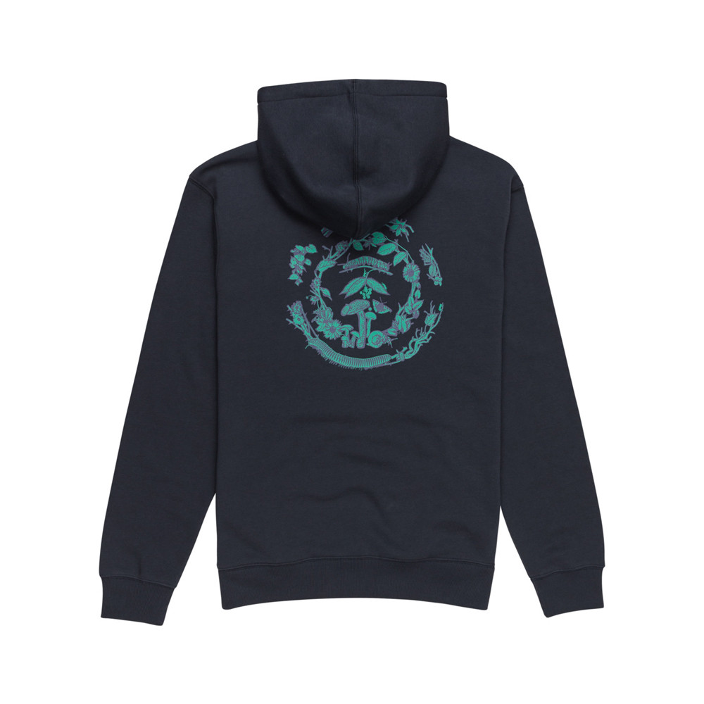 Sweat à Capuche ELEMENT Bugs World Bleu Nuit