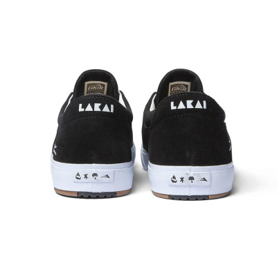 LAKAI Wilkins Black Suede Skate Shoes