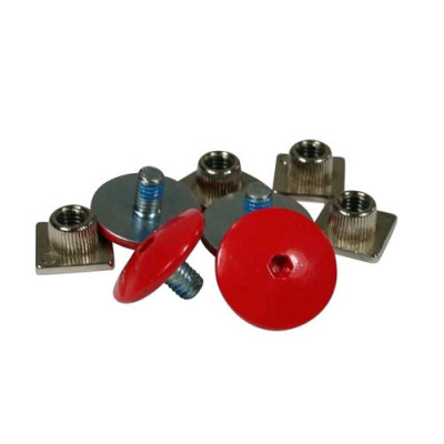 Vis Spoiler Roller - USD - Rouge - Jeu de 4