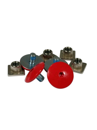 Vis Spoiler Roller - USD - Rouge - Jeu de 4