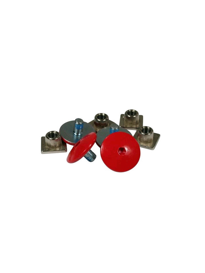 Vis Spoiler Roller - USD - Rouge - Jeu de 4
