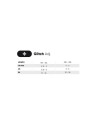 Kids Aggressive Skates - USD Glitch - Grey Black - Adjustable sizing chart