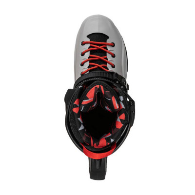Freeskate Skates - ROLLERBLADE RB Pro X - Grey Warm Red