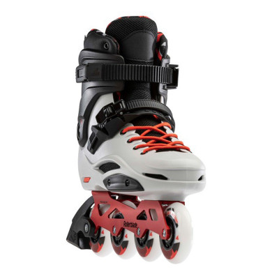 Roller Freeskate - ROLLERBLADE RB Pro X - Gris Rouge Chaud