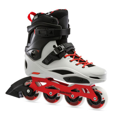 Freeskate Skates - ROLLERBLADE RB Pro X - Grey Warm Red