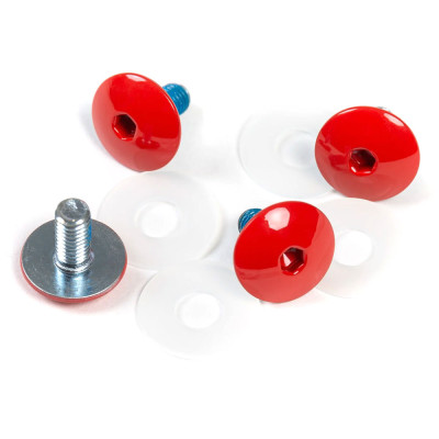 Vis Spoiler Roller - GAWDS - Rouge - Jeu de 4