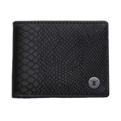 FALLEN Snakeskin Wallet Black