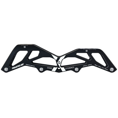 Inline Skate Frame - POWERSLIDE Core Xperience - 4x84 3x110 10.1"- Pair