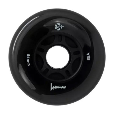 Roue Roller - LUMINOUS - 84mm 85a - Black - Jeu de 4