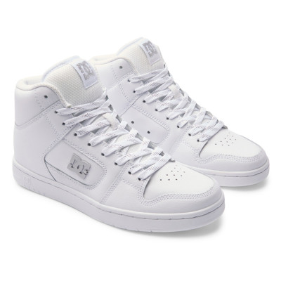 Chaussures Montantes DC SHOES Manteca 4 Hi White/Silver Femme