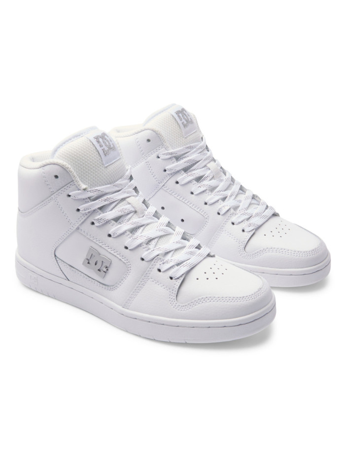 DC SHOES Manteca 4 Hi White/Silver W Skate Shoes
