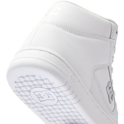 Chaussures Montantes DC SHOES Manteca 4 Hi White/Silver Femme
