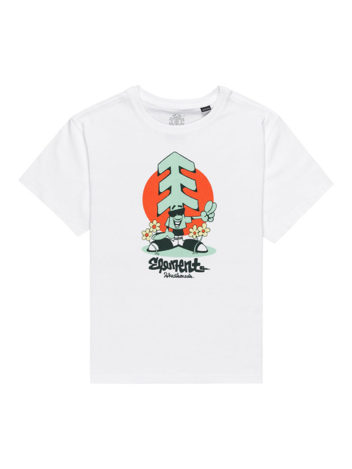 ELEMENT Whats Up Tshirt Youth Optic White