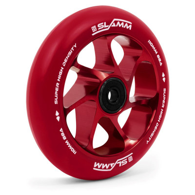 Scooter Wheel - SLAMM Team - 110mm Red/Red - Unité
