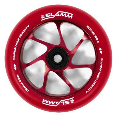 Scooter Wheel - SLAMM Team - 110mm Red/Red - Unité