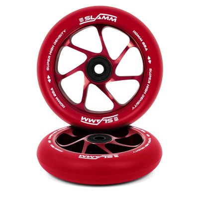 Roue Trottinette - SLAMM Team - 110mm Rouge/Rouge - Unité