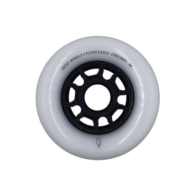 Roue Roller - FLYING EAGLE Crocanti - 90mm 88a - Jeu de 8