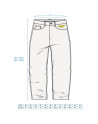 Baggy Jeans - HOMEBOY X-tra Loose Flex - Washed Blue sizing