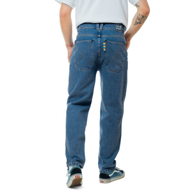 Baggy Jeans - HOMEBOY X-tra Loose Flex - Washed Blue