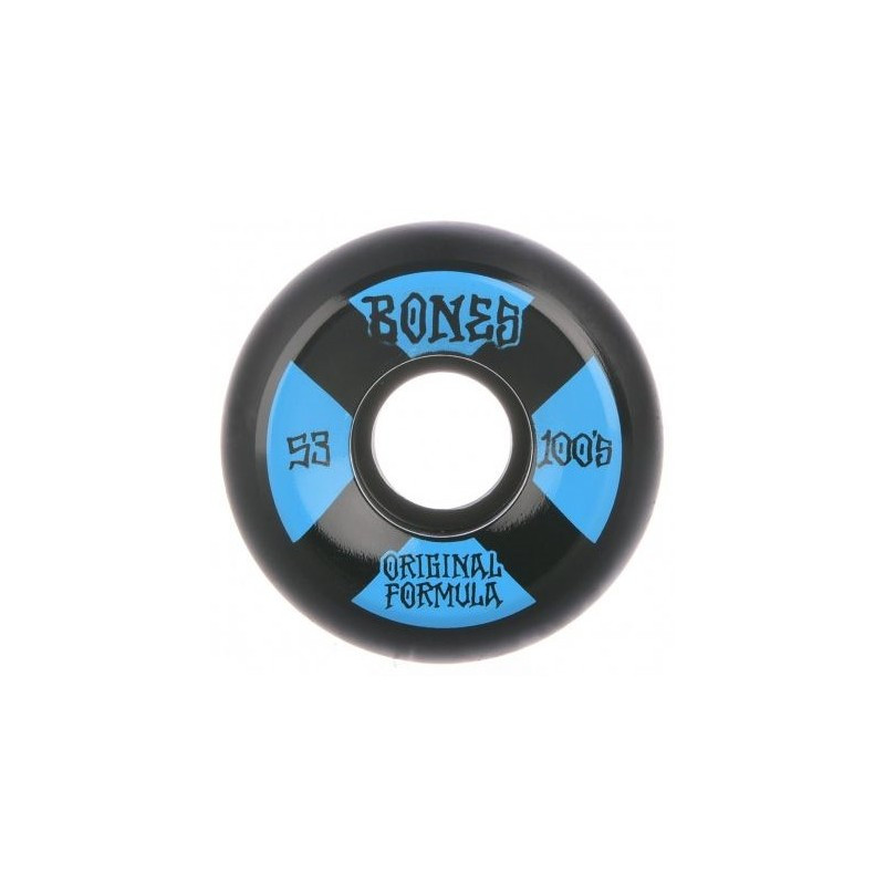 Bones Wheels OG Formula 100 53mm V5 Sidecut Black x4