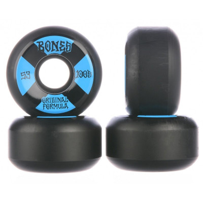 Roue de Skate - BONES OG Formula V5 Sidecut  - 53mm 100a - Noir - Jeu de 4