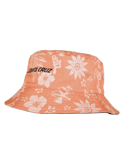 Reversible Bucket Hat - SANTA CRUZ Take A Trip - Apricot Black