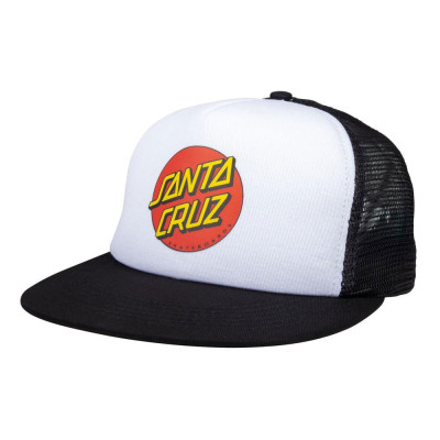 SANTA CRUZ Youth Cap Classic Dot White Black
