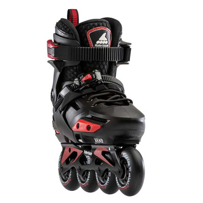 Freeskate Kids Skates - ROLLERBLADE Apex - Black Red - Adjustable