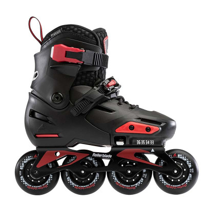 Freeskate Kids Skates - ROLLERBLADE Apex - Black Red - Adjustable