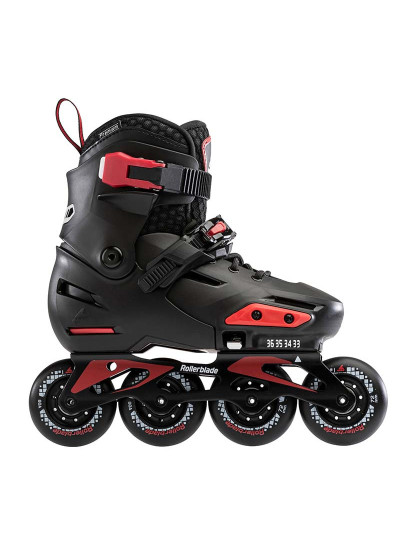 Roller Enfant Freeskate -  ROLLERBLADE Apex - Noir Rouge - Réglable