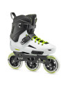 Roller 3 Roues Freeskate - ROLLERBLADE Lightning - 110 Noir Blanc