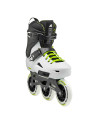Freeskate 3 Wheels Skates - ROLLERBLADE Lightning -110 Black White
