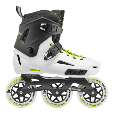 Freeskate 3 Wheels Skates - ROLLERBLADE Lightning -110 Black White