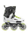 Roller 3 Roues Freeskate - ROLLERBLADE Lightning - 110 Noir Blanc