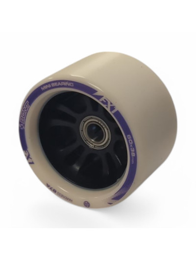 Roller Skate Wheels - BONT FX1 With Bearings - 60mm 87a - Set of 8