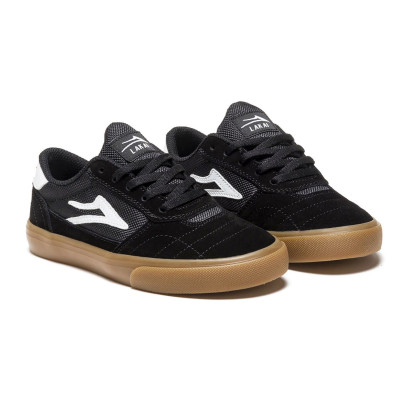 Chaussure Skate Enfant LAKAI Cambridge Noir Gomme Suede