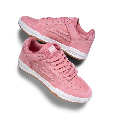 LAKAI Telford Low Rose Suede Skate Shoe