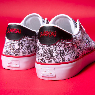 Chaussure Skate LAKAI x Jay Howell Manchester White Canvas Print