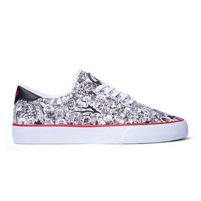 Chaussure Skate LAKAI x Jay Howell Manchester White Canvas Print