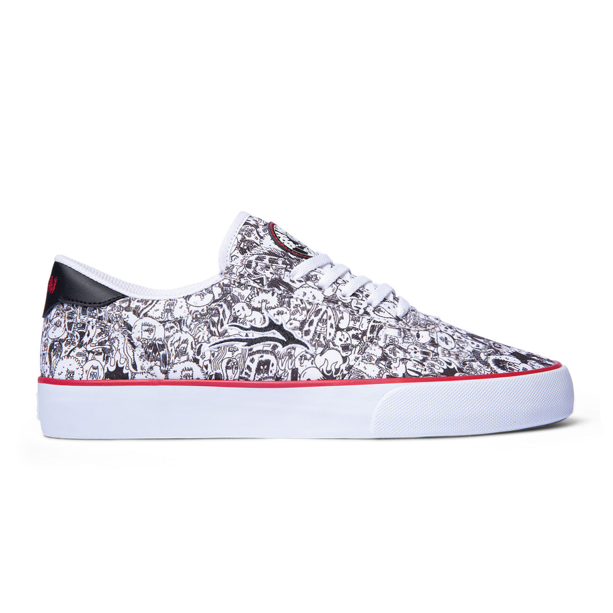 Chaussure Skate LAKAI x Jay Howell Manchester White Canvas Print