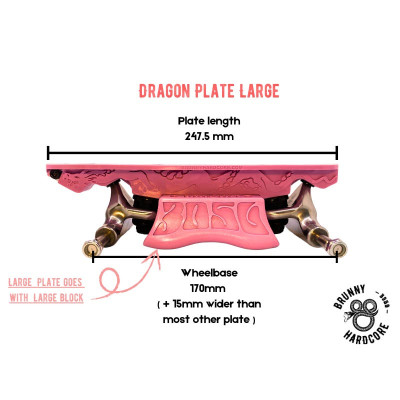BRUNNY HARDCORE Dragon Plate Black