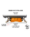 BRUNNY HARDCORE Dragon Plate Black