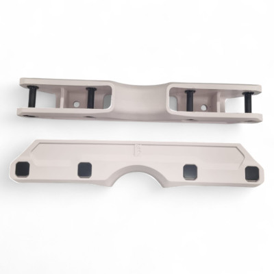Platine Roller Agressif UFS - COUGAR Street - Blanc - Paire