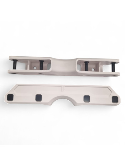 Platine Roller Agressif UFS - COUGAR Street - Blanc - Paire