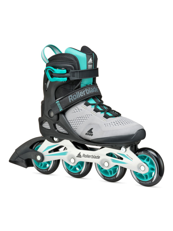Roller Femme Fitness - ROLLERBLADE Macroblade - 80 W Gris Turquoise 2025