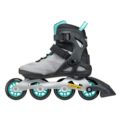 Fitness Women Skates - ROLLERBLADE Macroblade - 80 W Grey Teal Blue 2025