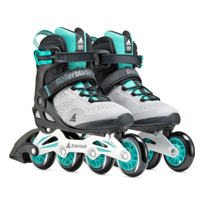 Roller Femme Fitness - ROLLERBLADE Macroblade - 80 W Gris Turquoise 2025