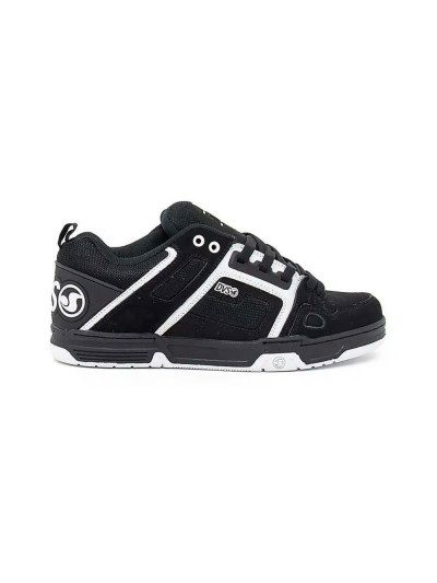 Chaussure Skate DVS Comanche Black White Nubuck