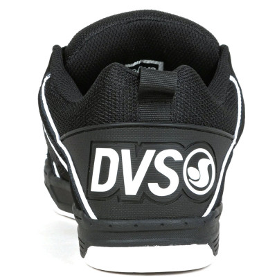 DVS Comanche Black White Nubuck Skate Shoes